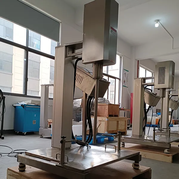 AMM-ME60 Stirring Disperser for Large Capacity Production - Electric Lifting Stainless Steel for Food Industry photo-5