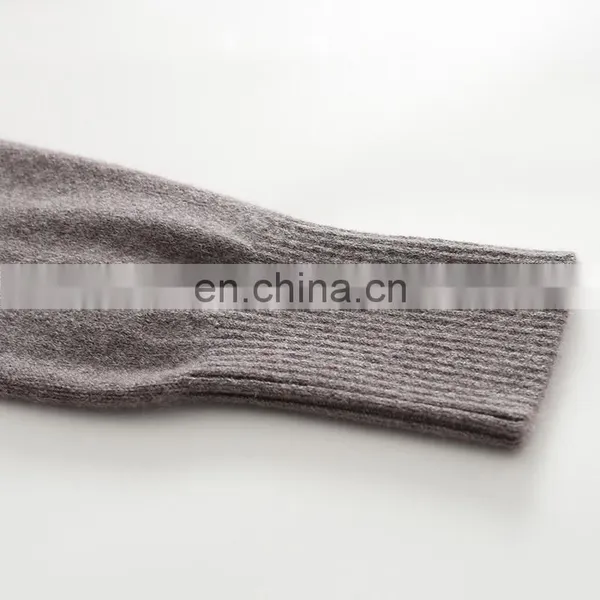 Lady's Knitted A-Line Dress With Long Sleeves Sexy Solid Color Breathable Cashmere Natural Waist Knee-Length Spring Fall Seasons photo-6