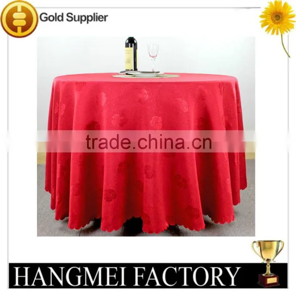 Wholesale Cheap Polyester Flower Pattern Jacquard TableCloth Quality Choice photo-2