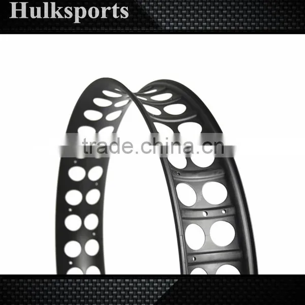 Fat Bike Wheels 3K&UD Tubuless&Hookless 25mm Profile 100mm Width Fat Bike Rims Snow Bike Rim 32 Holes Wheels 500g photo-4
