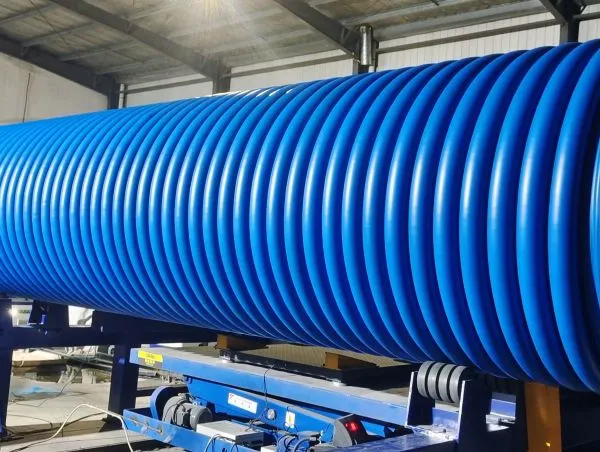 Hexagonal Corrugated Pipe Reinforced Drainage Power Protection Pipe Hexagonal Composite Structure Wall Pipe photo-3