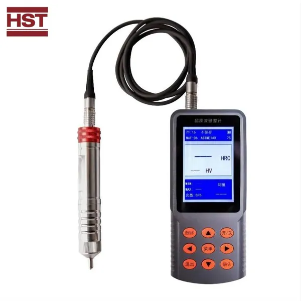 Portable Digital Display Ultrasonic Hardness Tester With Multi-Point Calibration 1-Year Warranty for Testing Equipment