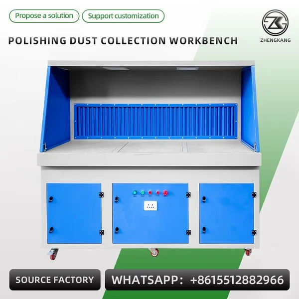 Downdraft Grinding Table Dust Extraction Workbench for Polishing Grinding Welding Fume photo-3