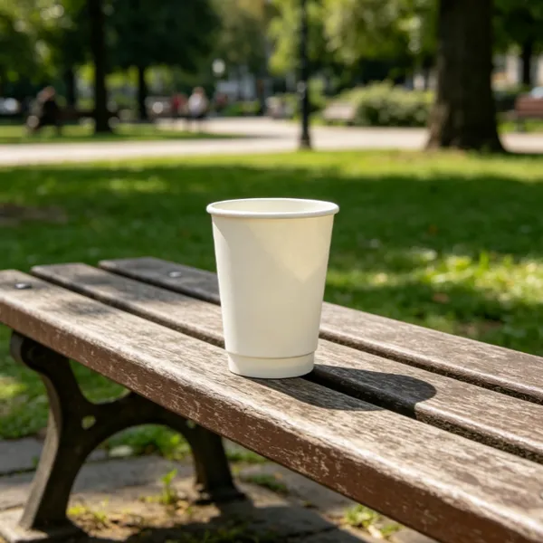 Disposable Cold Drink Cup With Double-Wall Insulation