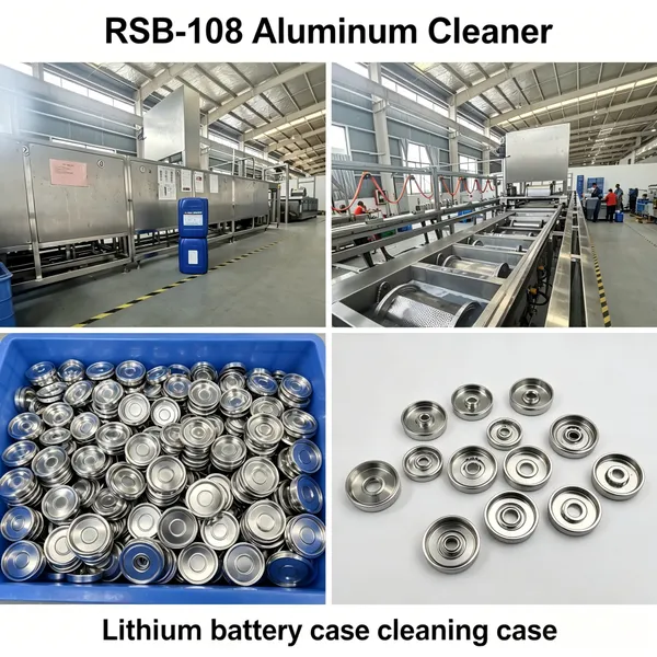 RSB-108 Aluminum Alloy Cleaner Fast Oil & Dirt Removal Non-Corrosive Low Foam Easy Rinsing Heavy Metal Free Eco Safe OEM ODM photo-3