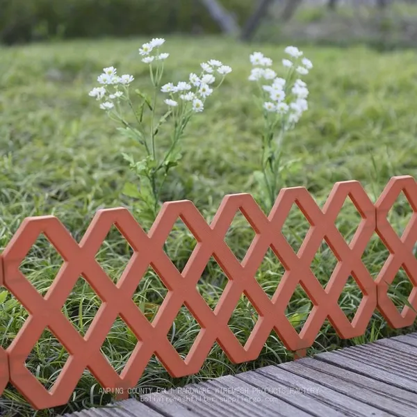 Black Landscape Path Fence Plastic Simulation Lawn Edging Border Outdoor Barrier Garden Decorative Eco-Friendly BOLI photo-3