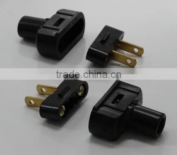 UL Listed US USA Detachable Rewireable Power Cord Plug 15AMP photo-6