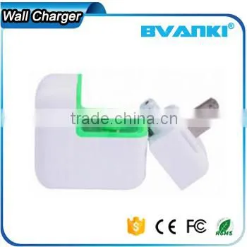 High Quality 10W Fast Charging High Speed US EU AU UK Plug 2.1A LED Light Quick Charge 2.0 Travel Charger Usb Wall Charger photo-5