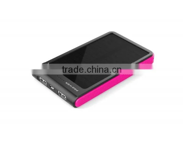 Solar Charging Treasure,Solar Mobile Power Supply Cellular Phone Charging Treasure 6000 Mah