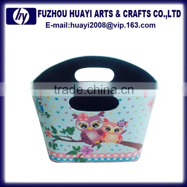 Wholesale Fancy Craft Foldable Leather Storage Basket Various Kind of Basket photo-4