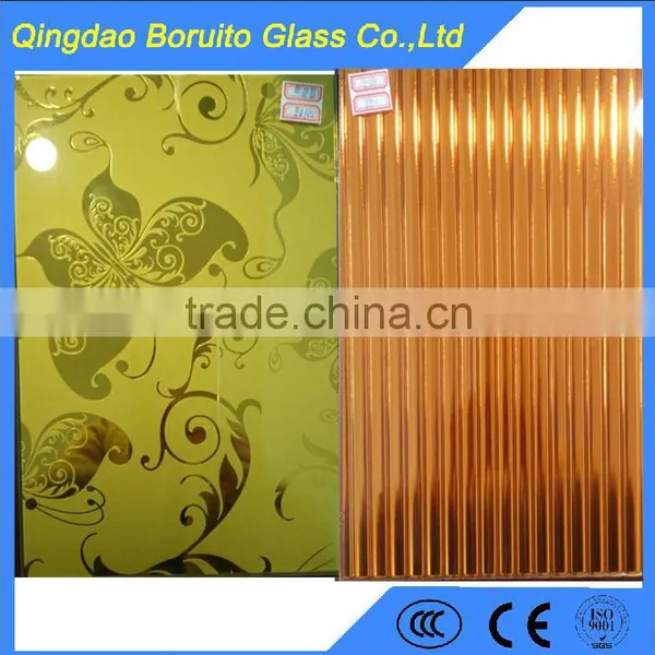 2mm 3mm 4mm 5mm 6mm Acid Etching Frosted Art Mirror photo-4