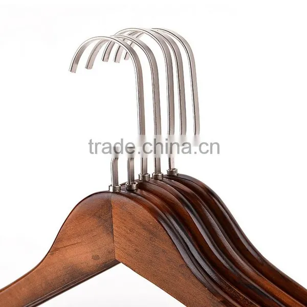 Hot Sale High Grade Solid Wooden Suit Hanger Coat Hangers photo-2