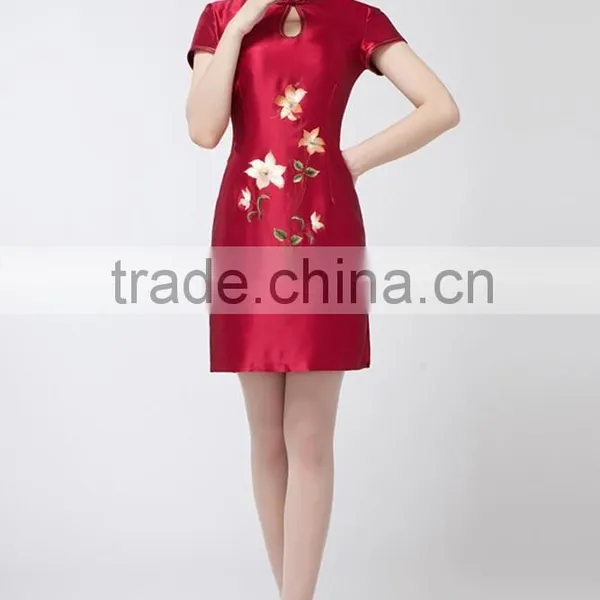 2015 Ladies New Fashion Casual Embroidered Dress photo-2