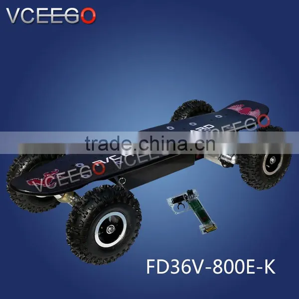 Hight Quality Soild Military Tire Smart Two Wheels Self Balancing Electric Skateboard With Remote Control photo-6