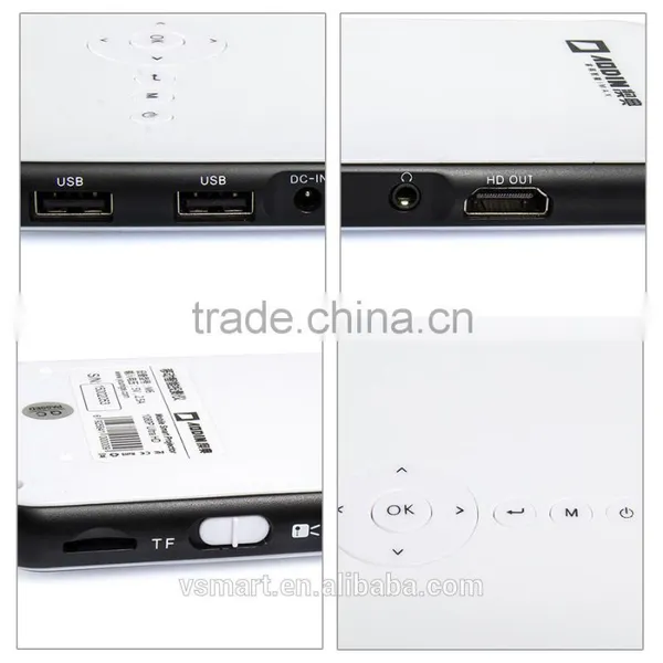 Best Gift M6 RK3128 Mini LED Projector Support 1080P for Home Entertainment photo-5