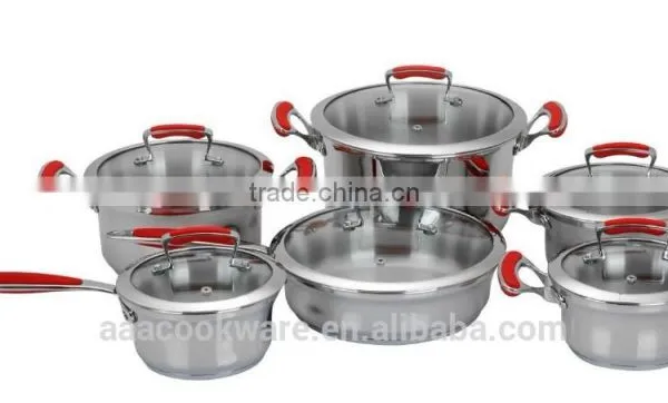 2015 New Strainless Steel Cookware With Silicone Handle photo-3