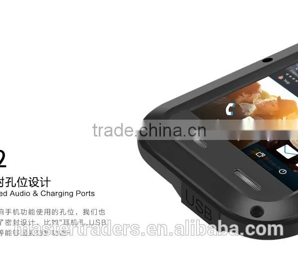 Original LOVE MEI Powerful Metal Waterproof Dirtproof Shockproof Protective Case For HTC One M9 MT-3529 photo-4