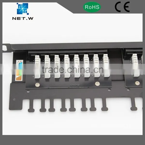 19 Inch Patch Panel, Cat6 Patch, 0.5u Height Utp Network Panels photo-6