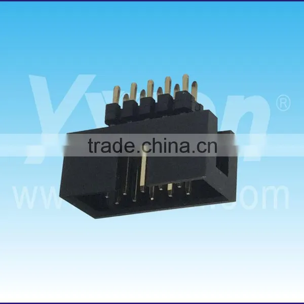Dongguan Yxcon 2.54mm Pitch Dual Layer Dual Row Straight Box Header Connector photo-6