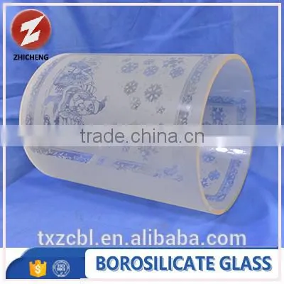 Frosted Heat Resistant Replacement Glass Candle Holder photo-5