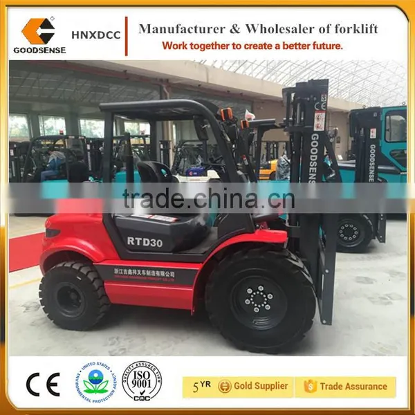 Original Made in China Supplier Forklift 2.5 Ton Rough Terrain Forklift Trucks for Sale