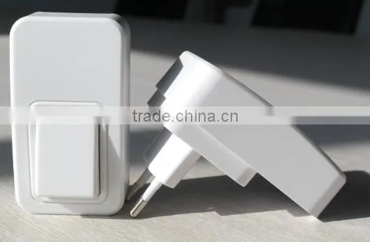 E1 Hot Selling Battery Less Doorbell Wireless Doorbell 25 Melody Ring Tone Wireless Doorbell Plug in Qingdao photo-2
