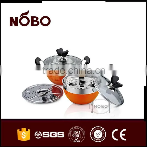 Stainless Steel Cookware Set With Steamer photo-2