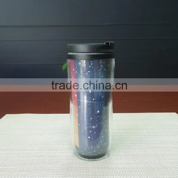 13oz Promotional Gift Custom Logo Double Wall Plastic Color Changing Tumbler photo-6