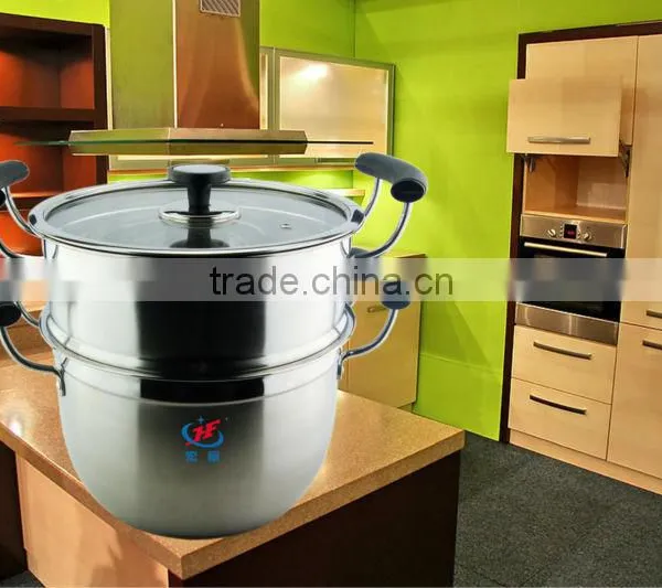 Good Quality Stainless Steel 3 Tier Food Steamer Cooker photo-2
