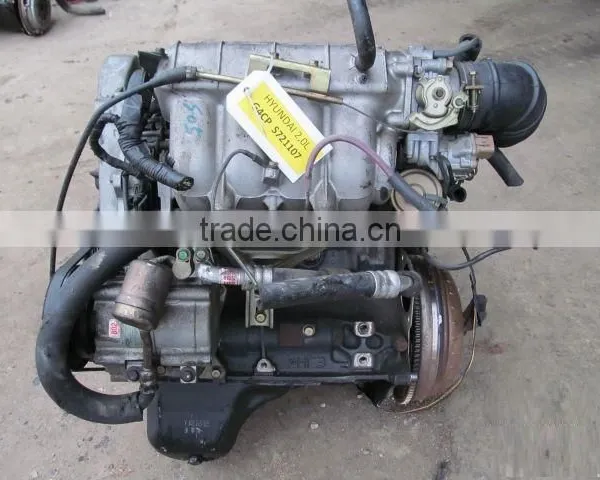 USED ENGINE GASOLINE G4CP EURO-3-4 ASSY-SUB COMPLETE SET FROM MOBIS FOR VEHICLES 1996-2006 MNR