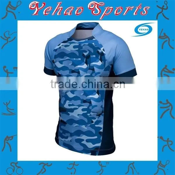Professional Athletes Wholesale Dry Fit Sublimated Rugby Jersey photo-6