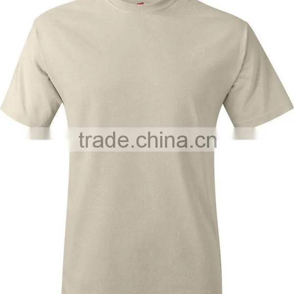 2016 New Style Fashion Classic Blank Dry Fit Short Sleeve Slim Fit Men Slub Cotton Plain no Brand T-shirt photo-5