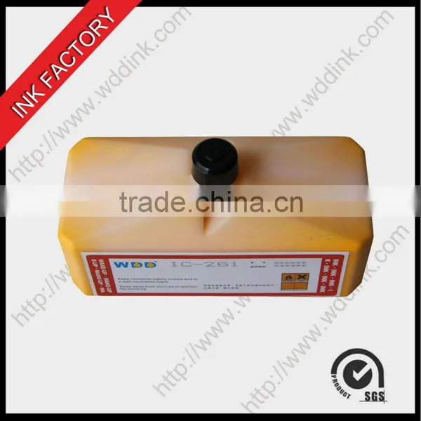 825ml Domino Yellow Ink for Inkjet Coder