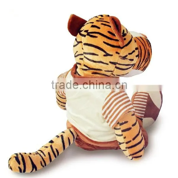 High Quality Custom Sitting Plush Toys Tiger photo-3