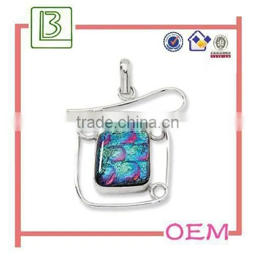 Unique Charming Pendant, Ocean Color Pendant and Necklace ,fashion Gift and Souvenir