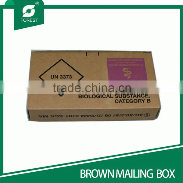 CUSTON PRINTING BROWN PAPER MAILING BOX