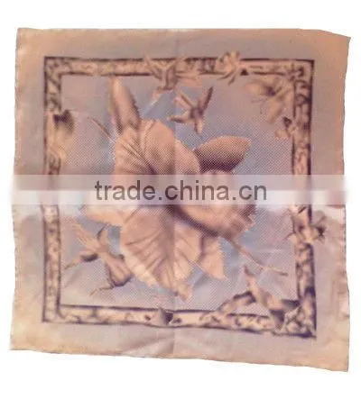 Printed Silk Scarf Shawl de Chine