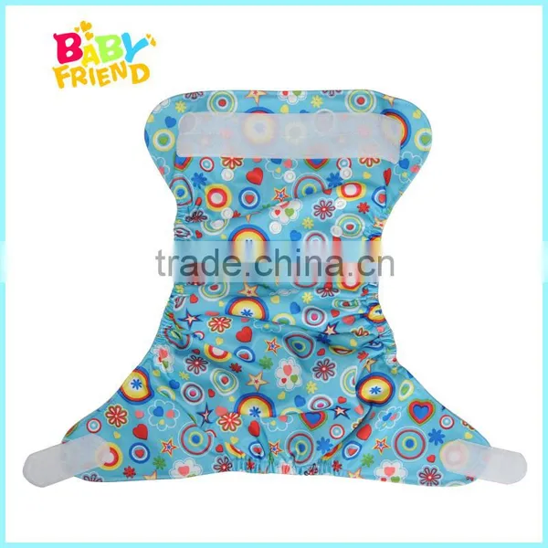 2015 New Designs Hook And Loop Fastener Baby Cloth Diaper photo-2