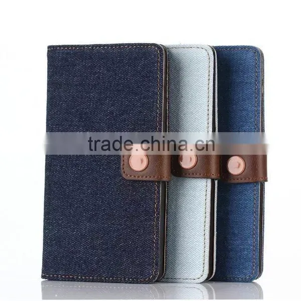 New Product Case for lg G4,special Design Case for LG Phone ,demin Style pu Leather Case for lg g4 With Wallet photo-3