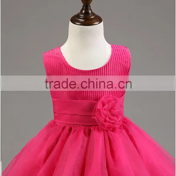 New Design Wholesale Big Bowknot Vintage Style Boutique Girls Princess Party Dresses 2015 TR-WS27 photo-6