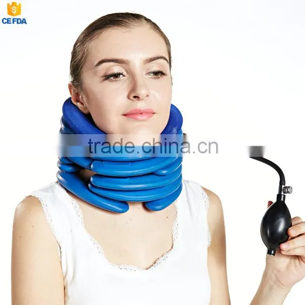 Inflatable Air Neck Traction, Soft Air-pump Neck Traction Cervical Collar, Cervical Traction Device photo-3