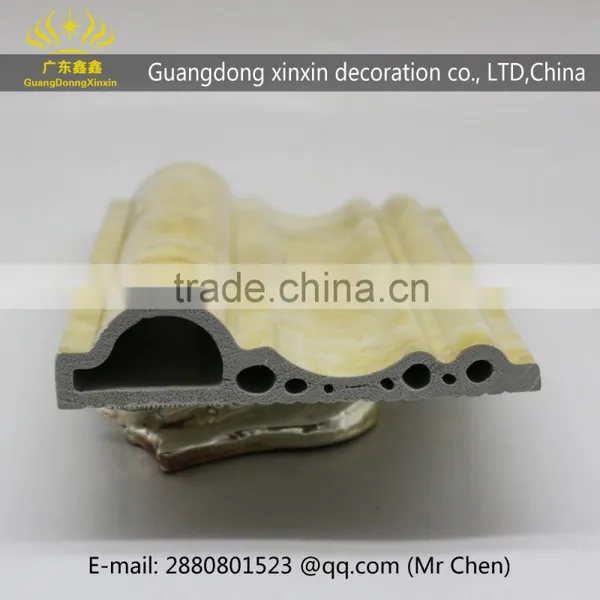 Building Decoration Waterproof Pvc Foam Crown Molding photo-3