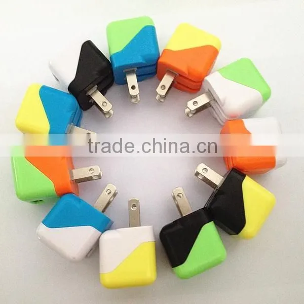 The POpular Colourful USB Wall Charger Portable Charger Mobile Charger DC 5v1000mA Home Charger for Smartphone photo-5