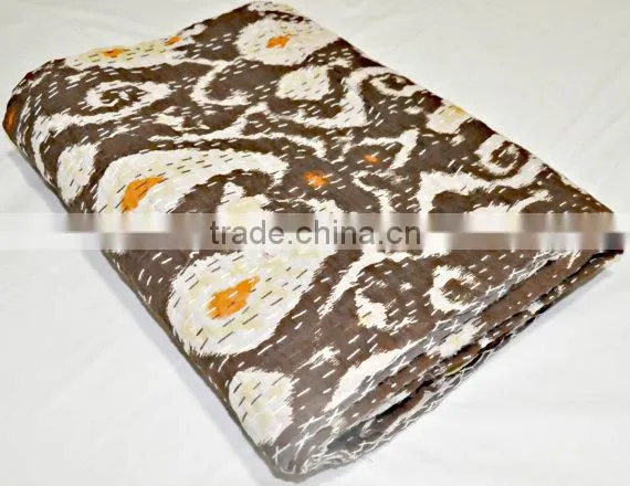 Exclusive Export Quality Cotton Kantha Quilt / Blanket At Wholesale Prices photo-2