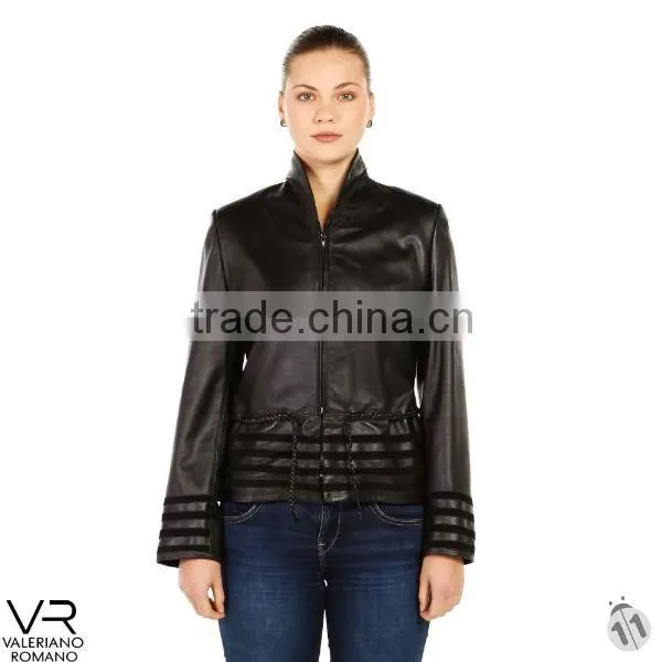 Valeriano Romano Leather Jacket For Women