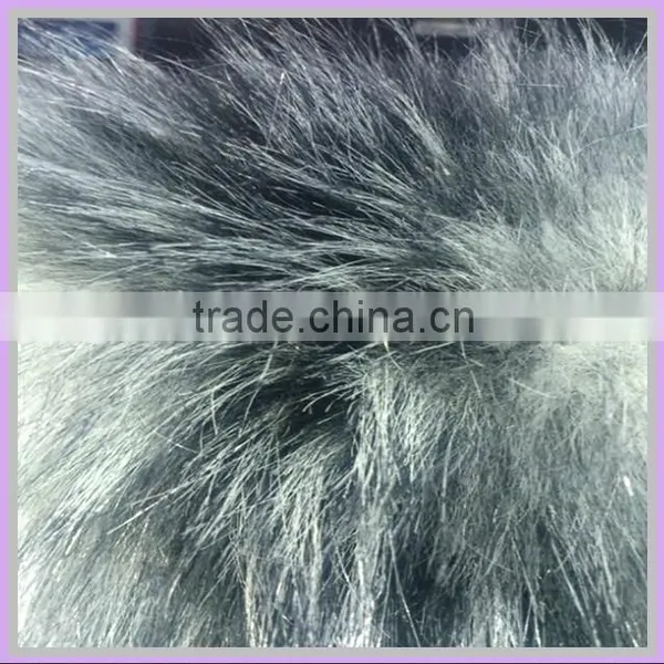 100% Acrylic High Pile 90 mm Faux Fur Fabric Flame Retardent Rabbit Fur Fabric Forlady Fashion Garment photo-6