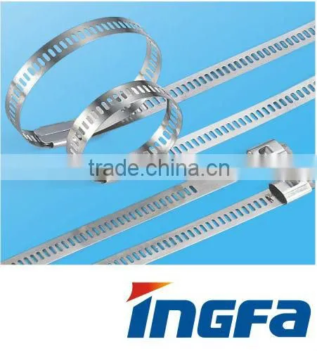 304 Material Metal Cable Tie for Length 150mm to 100mm photo-4