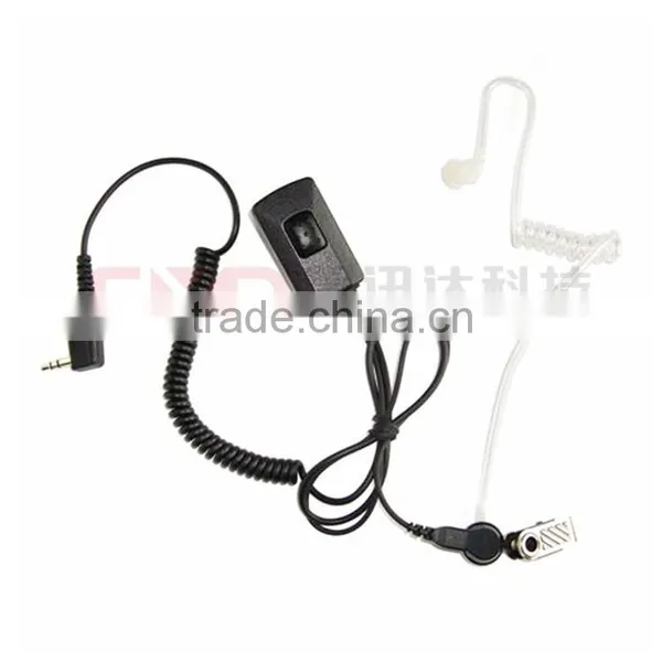 Two Way Radio Earphone With Quick Disconnectable Clear Acoustic Tube photo-2