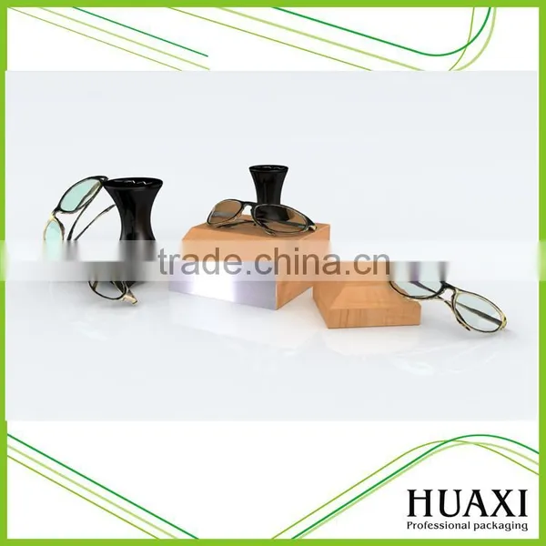Wood Graniy Paper Wooden Sunglass Display Stand photo-2