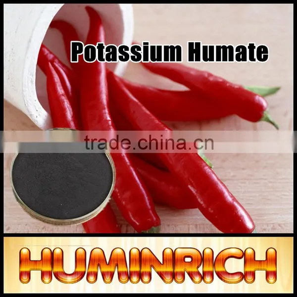 Huminrich Solubility High Quality Increase Vegetable Yield Potassium Humate Fertilizer photo-2